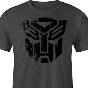 Autobots Distressed Logo Shadow T-Shirt, Transformers Shirt, Autobot Tee, Autobot Shirt, Transformers Tee, 80&#39;s Cartoons