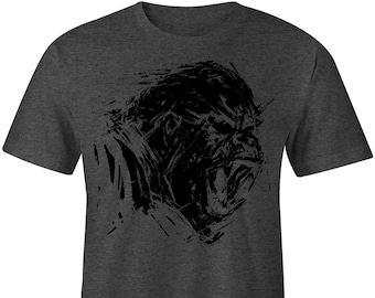 Midnight Silverback Gorilla Shirt, Gorilla Tee, Gorilla T-shirt design, Silverback Tee, Silverback T-shirt, Silverback Shirt