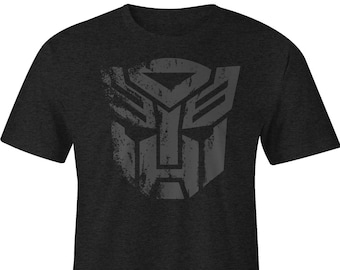 Autobots Distressed Logo Ashes T-Shirt, Transformers Shirt, 80's Cartoons