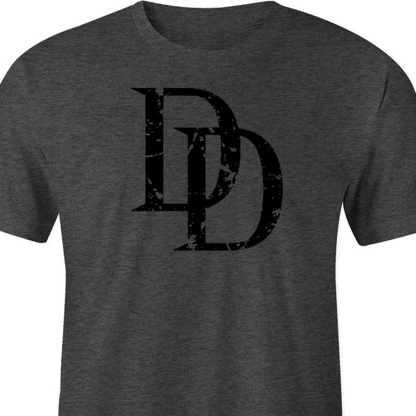 Camiseta con el logotipo desgastado de Daredevil, camiseta de Daredevil, camiseta de Daredevil de Marvel
