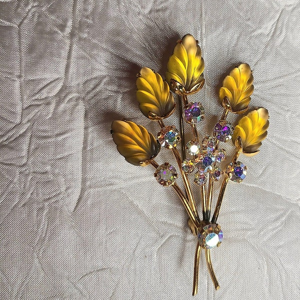 Rare- Stunning! Vintage Signed Made in Austria Brooch