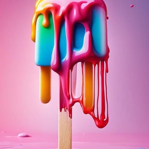 Melting popsicle