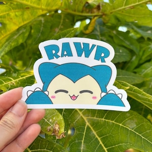 Snorlax Vinyl Sticker