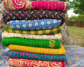 Kantha Decke & Quilts werfen