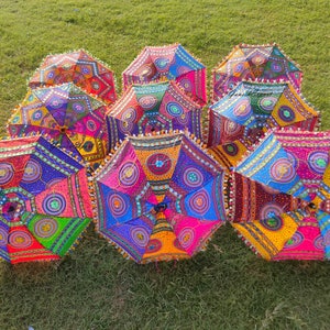 Decoration parasol Indian umbrella Indian wedding decor Christmas decoration umbrella sun parasol