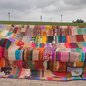 vintage handmade patchwork quilt