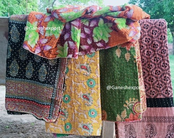 Baby Kantha Throw Blankets & Quilts - Assorted Colors