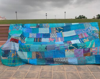 ヴィンテージの手作りパッチワークキルト - Etsy 日本