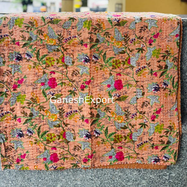 Bellissime e uniche trapunte kantha indiane