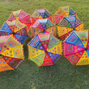 Decorative Umbrellas party décor parasol diwali christmas décor umbrella sunshade garden indian parasol floral beach Decorative umbrella
