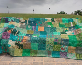 ヴィンテージの手作りパッチワークキルト - Etsy 日本