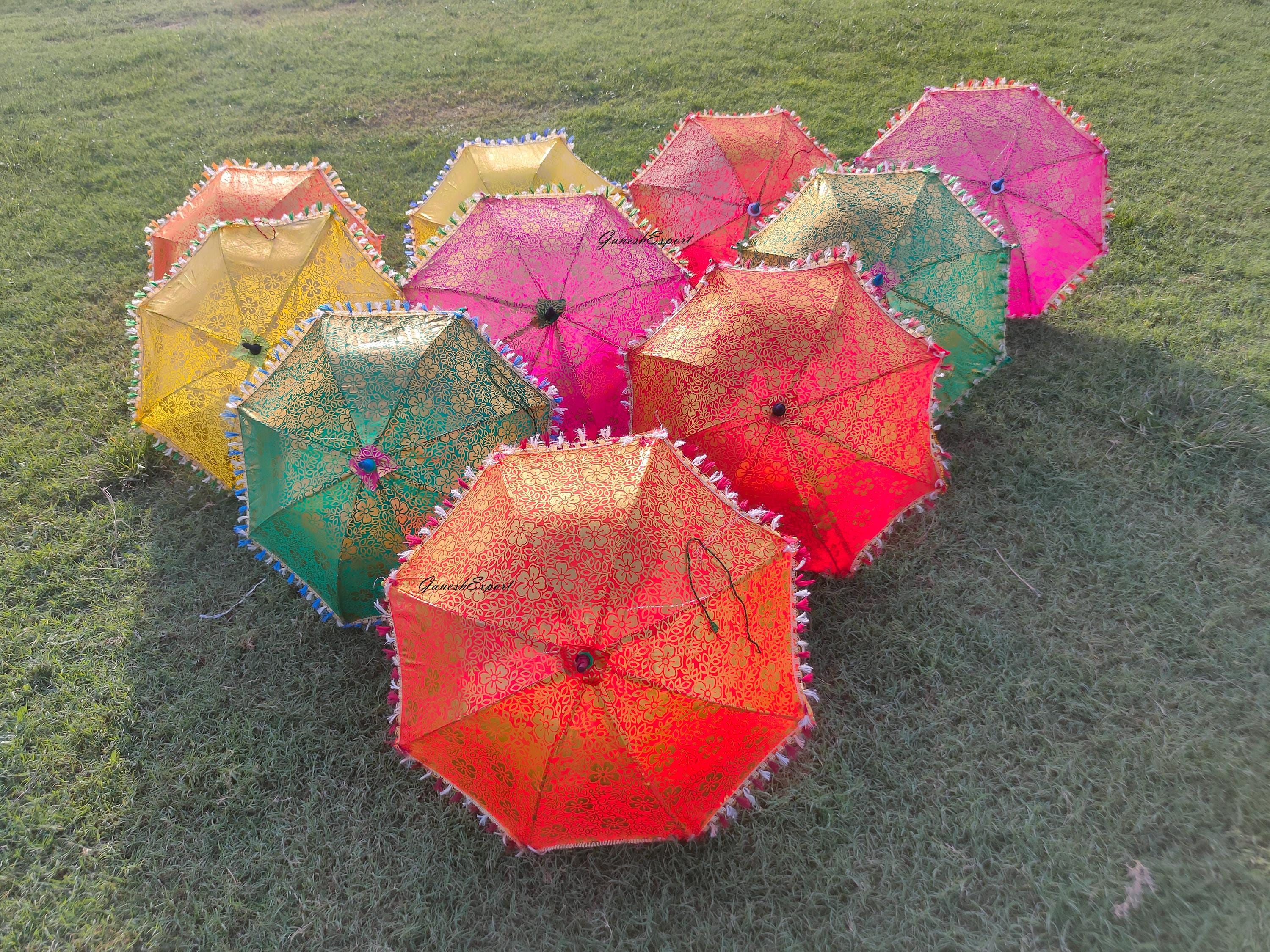 Silk umbrella Outdoor Decoration Boho Festival Parasol