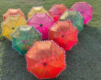 Parapluie traditionnel indien décoration Diwali parapluie de mariage décoration mehndi parapluie