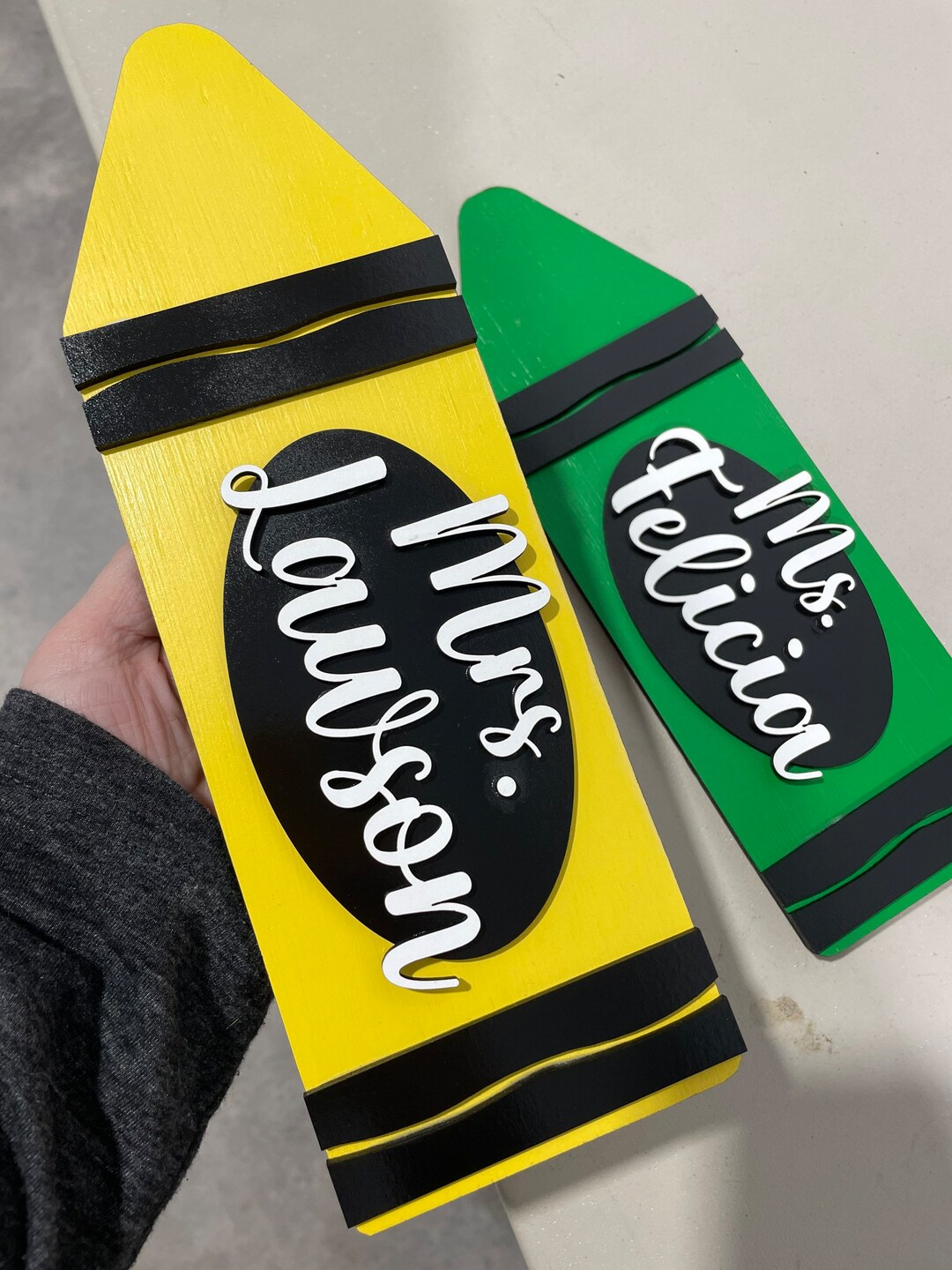 Teacher Crayon for Board/teacher Name