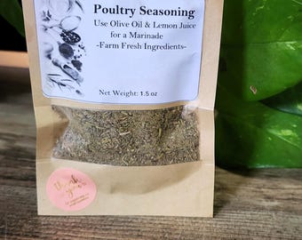 Savory Poultry Seasoning: Sage, Thyme, Rosemary Blend