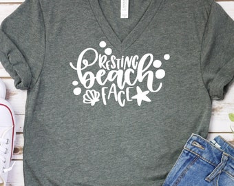 tee Resting Beach face Awesome Trip Summer Vacation Women Sweatshirt tee Resting Beach face Awesome Trip Summer Vacation Women Sweatshirt