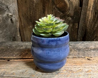 Succulent Pot | Blueberry | Handmade Plant Lover Gift