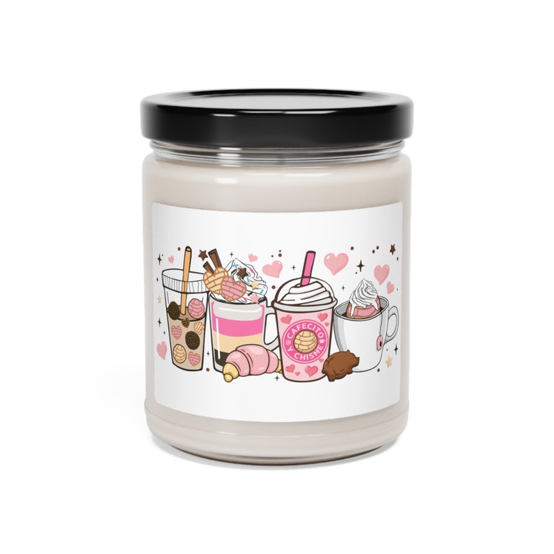 Cafecito y chisme Scented Soy Candle, 9oz zdjęcie 10