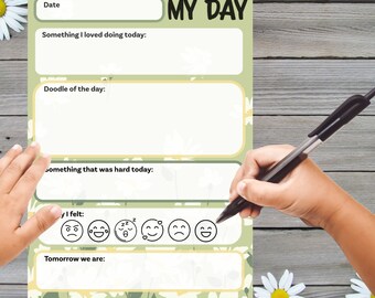 Self-reflection Worksheet for Kids (books) & Engaging Daily Mindfulness ...