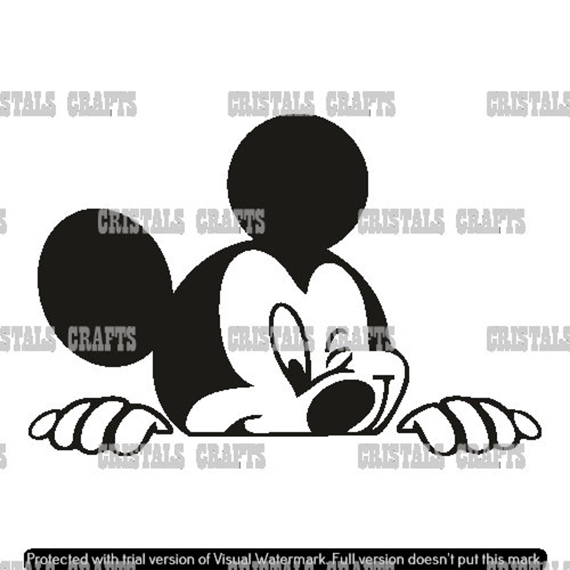 Mickey Mouse Peek a Boo Svg Jpeg Digital Download - Etsy Ireland