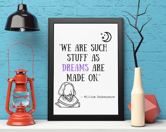 Shakespeare Quote Wall Art