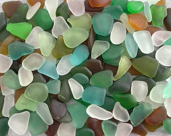 Genuine Sea Glass Decor, Multicolor Seaglass Mix, Beach Glass, Sea Glass Art, Craft