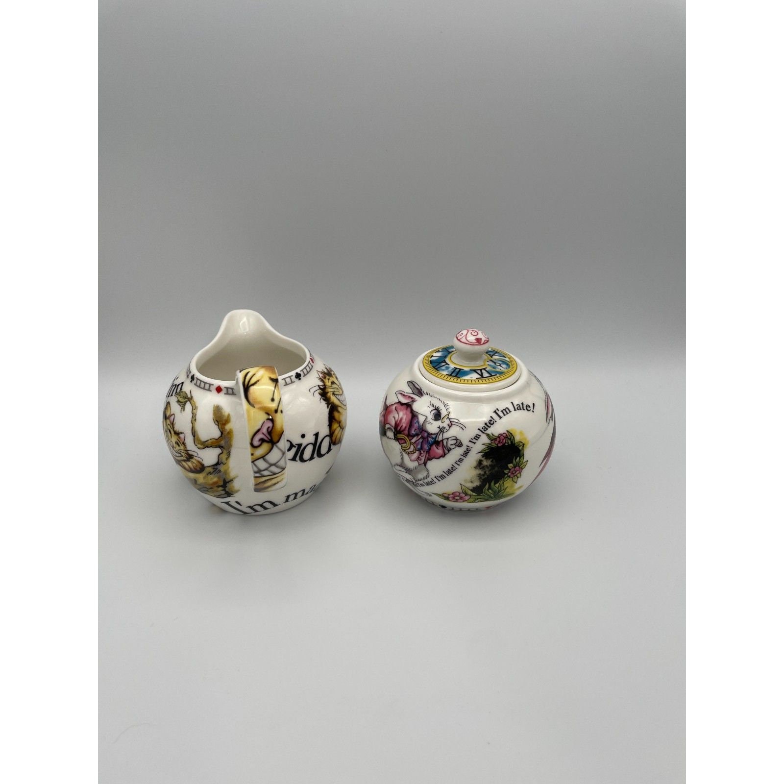 Paul Cardew Alice in Wonderland Mad Hatter Motif Complete Tea Set