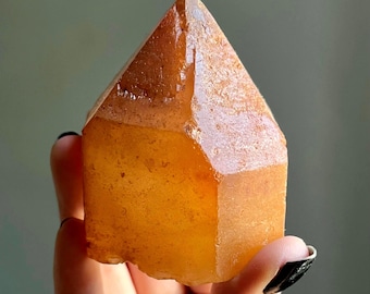 Triple Isis Orange Dreamcoat Super 7 Elestial Lemurian Quartz Master Record Keeper | Mined Out | Purple Phantoms + Rutile + Druzy