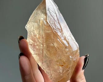 BG3 Elestial Cathedral Citrine Adaptogenic Crystal from Piaui, Brazil + Record Keepers | Rare Find | BG3 Citrine Balancing Energy