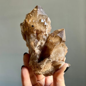 Congo Kundalini Citrine Cluster | Raw Natural Citrine Specimen | Smoky Phantoms, Isis Master Crystal (440g)