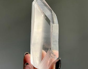 White Phantom Lemurian Quartz Point | Starbrary Grounding Crystal, Minas Gerais