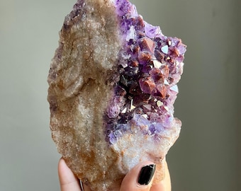 Saturated Ametrine Auralite 23 Red Cap Amethyst from Thunder Bay, Canada | Red Hematite + Purple Phantoms + Elestial Citrine Quartz