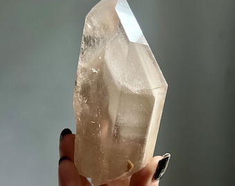 465g Natural Smoky Citrine Lemurian Phantom Quartz + Record Keepers | Large Starbrary Crystal Point | Keys + Generational Phantoms