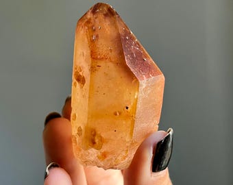Isis Dreamcoat Lemurian Quartz | Super Seven Crystal Point | Phantoms, Record Keepers | Cristalina Brazil