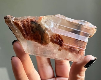Rare Phantom Selenite Enhydro Crystal Specimen | Chihuahua, Mexico