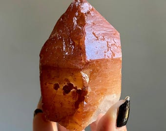 Red Dreamcoat Lemurian Quartz | Super Seven Crystal Point
