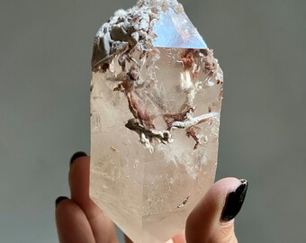 Lithium Citrine Manifestation Quartz | Rare Find | Large Isis Lemurian Crystal Point from Brazil
