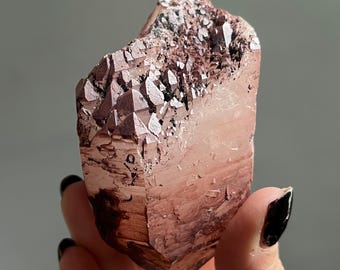 Elestial Lithium Red Dragon Quartz | Record Keeper, Isis Crystal, Specularite Druzy, 320g