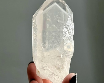 Rare Lightning Strike Lemurian Quartz | White Ghost Phantom, Starbrary Crystal, Manifestations | Diamantina, Brazil