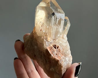 Isis Kundalini Citrine Crystal Specimen | Natural Cathedral Quartz | Lwena, Congo
