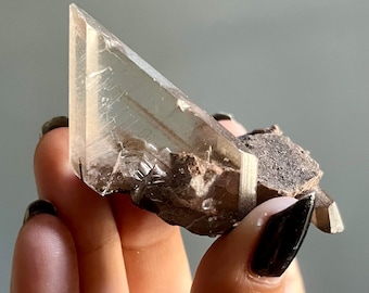 Phantom Naica Selenite Gypsum + Manifestations | Rare Find | Specular Hematite Matrix | Highest Vibration Selenite | Cave of Crystals