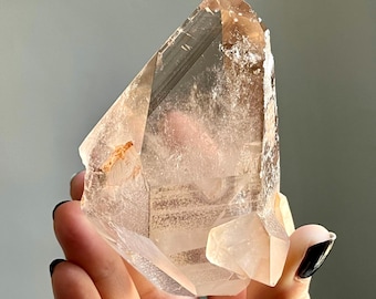 Phantom Citrine Lemurian Quartz | High Grade Master Transmitter Crystal | Tangerine Patina, Record Keeper