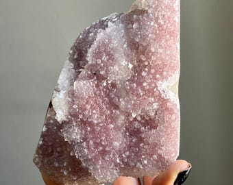 Shimmering Pink Apophyllite Cluster | 736g | Large Zeolite Crystal Starement Piece from India