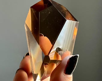 Water Clear Natural Cognac Citrine Crystal Freeform | High Grade Faceted Citrine | Polished Citrine | Untreated Citrine from Brazil