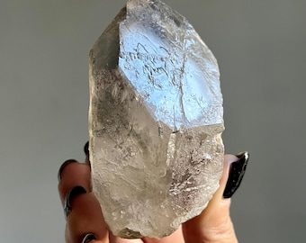 Master Chlorite Lemurian Quartz Record Keeper | Dissolution, Green Phantoms | 237g | 8 Sided Grounding Crystal | New Find