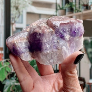 Auralite 23 Amethyst Cluster: Thunder Bay Red Cap Crystal Statement Piece