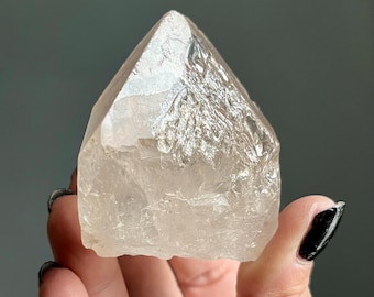 Citrine Lightning Strike Lemurian Quartz | Rare Diamantina Crystal from Brazil + Record Keeper