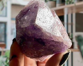 Master Auralite 23 Record Keeper | Thunder Bay Canadian Chevron Amethyst | Rare Find | White Cap + Purple Phantoms + Ancient Marks