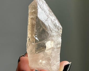 Citrine Master Record Keeper Quartz | Lightning Strike Lemurian Channeling Crystal Point