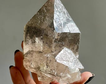 Master Record Keeper Chlorite Himalayan Quartz | 681g | Large Elestial Crystal Statement Piece